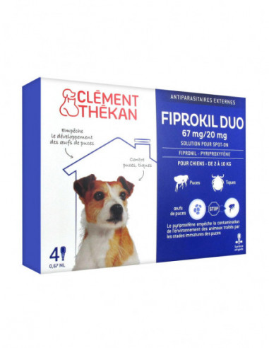 Clément Thékan Fiprokil Duo 67 mg/20...