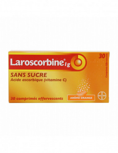LAROSCORBINE SANS SUCRE 1g, comprimé...