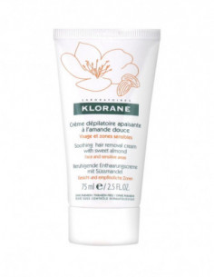 Klorane Crème Dépilatoire Apaisante à l'Amande Douce - 75 ml