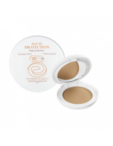 Avène Haute Protection Compact SPF 50 : SABLE  - 10 g