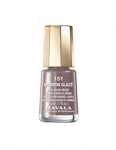 Mavala Mini Color Vernis à Ongles Crème Couleur : 151 : Marron Glacée - 5 ml 