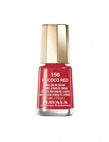Mavala Mini Color Vernis à Ongles Crème Couleur : 156 : Rococo Red - 5 ml 