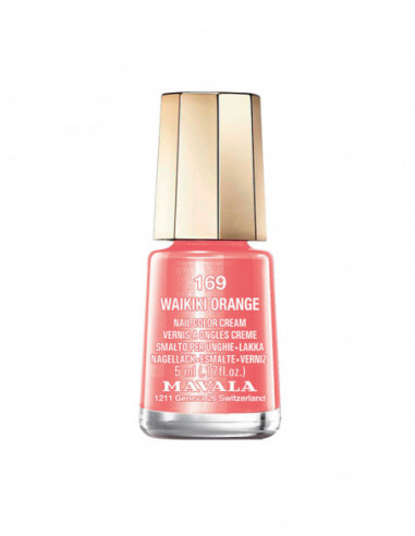 Mavala Mini Color Vernis à Ongles Crème Couleur : 169 : Waikiki Orange - 5 ml 
