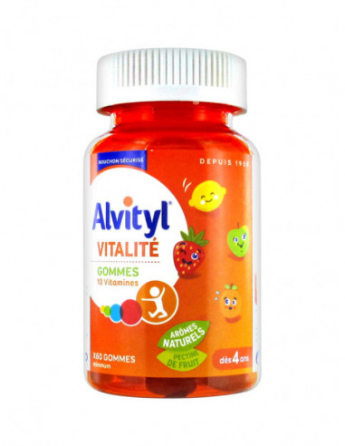 Alvityl Vitalité 10 Vitamines - 60 gommes