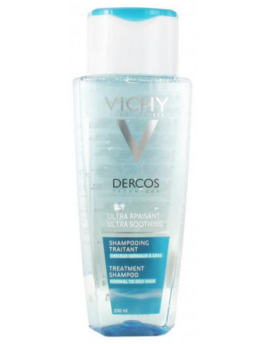 Vichy Dercos Shampooing pour Cheveux Normaux à Gras - 200 ml