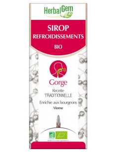HerbalGem Sirop Refroidissements Bio - 150 ml 