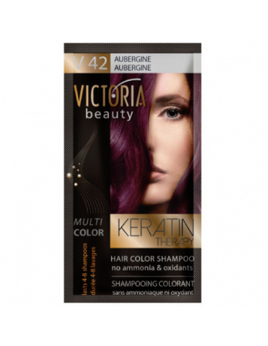 Victoria Beauty Shampooing Colorant Aubergine - 40 ml 