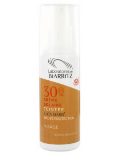 Biarritz Alga Maris Crème Solaire Teintée Visage SPF 30...