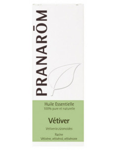Pranarôm Huile Essentielle Vétiver (Vetiveria zizanoides)...