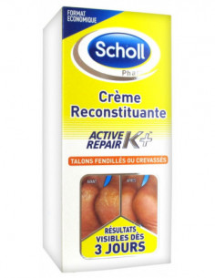 Scholl Crème Reconstituante pour Talons Fendillés ou...