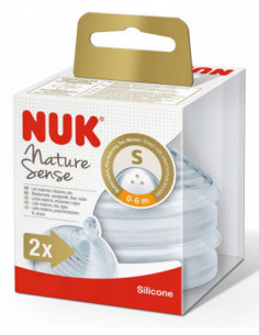 NUK 2 Tétines Nature Sense - Taille1