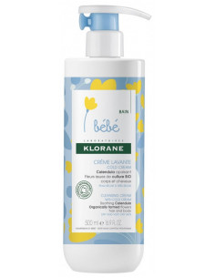 Klorane Bébé Crème Lavante Cold Cream - 500ml