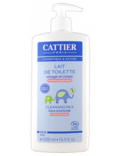 Cattier Bébé Lait de Toilette Hypoallergénique - 500 ml