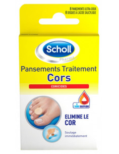  Scholl Pansements Coricides pour Cors - 8 unités