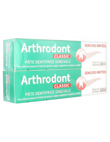 Arthrodont Protect Gel Dentifrice Dents et Gencives - Lot de 2x75ml