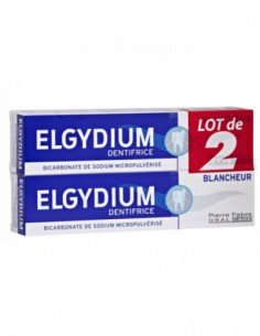 Elgydium Dentifrice Blancheur - Lot de 2 x 75ml