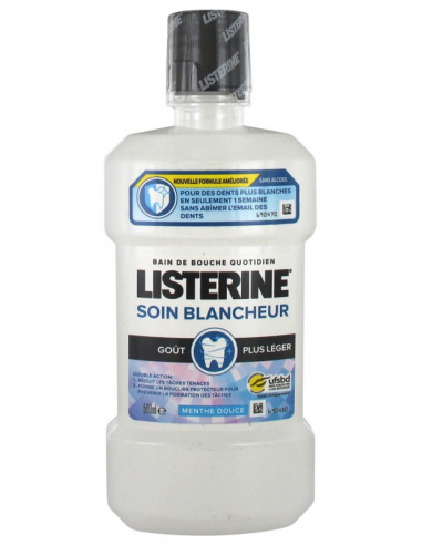 Listerine Bain de Bouche Soin Blancheur - 500ml