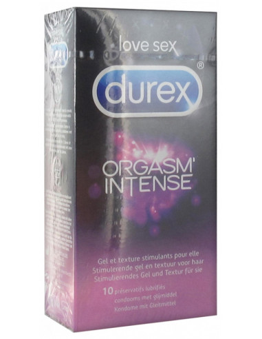Durex Orgasm'Intense - 10 Préservatifs