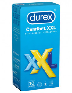 Durex Comfort XXL Extra Larges et Extra Longs - 10...