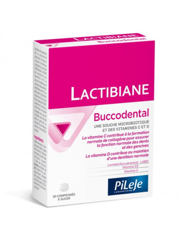 Pileje Lactibiane Buccodental - 30 comprimés à sucer