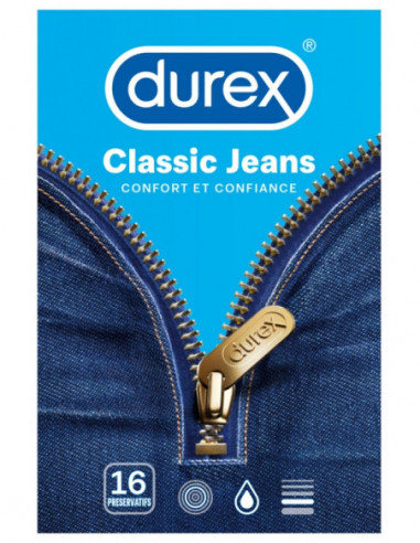 Durex Classic Jeans - 16 Préservatifs