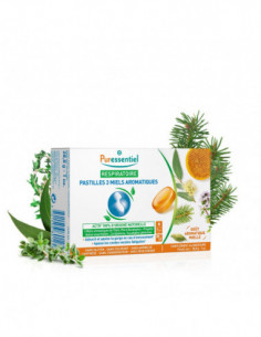 Puressentiel Respiratoire Pastilles 3 Miels Aromatiques -...