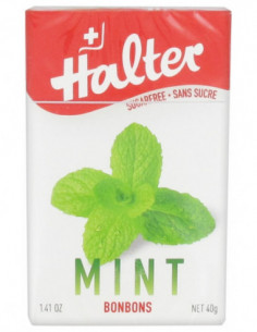 Halter Bonbons Sans Sucres Menthe - 40g