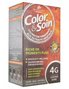 Color & Soin Coloration Châtain Doré 4G