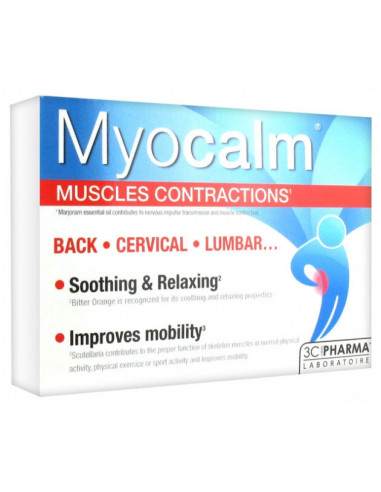 Myocalm Contractions Musculaires - 30 Comprimés