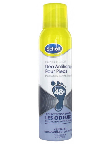 Scholl Expertcare Déo Antitranspirant Pour Pieds 48H - 150ml