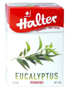 Halter Bonbons Sans Sucres Eucalyptus - 40g