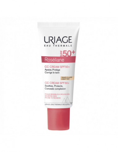 Uriage Roseliane  CC Cream SPF50+ Peaux sensibles sujettes aux rougeurs - 40ml 