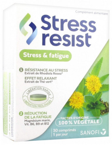 Sanofi Stress Resist Stress & Fatigue - 30 Comprimés
