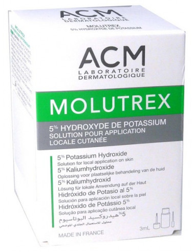 Molutrex solution pour application locale cutanée - 3 ml