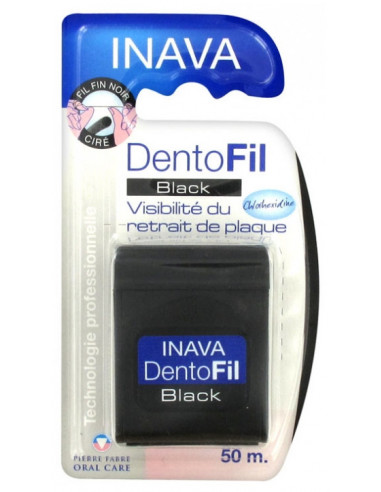 Inava Dentofil Black Fil Dentaire - 50m