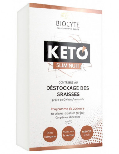 Biocyte Keto Slim Nuit - 60 Gélules