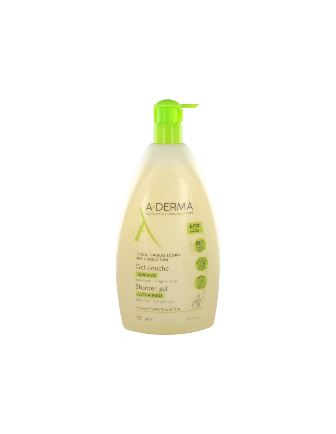 Bébé Cadum Hygiène et Soin Bébé Gel Corps et Cheveux Pompe, 750ml