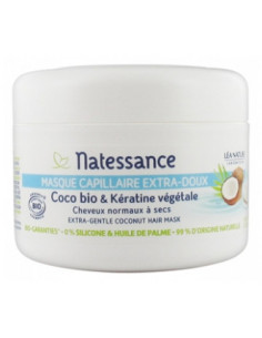 Natessance Masque Capillaire Extra-Doux Coco-Bio &...