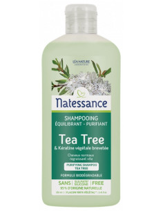 Natessance Shampooing Équilibrant Purifiant Tea Tree -...