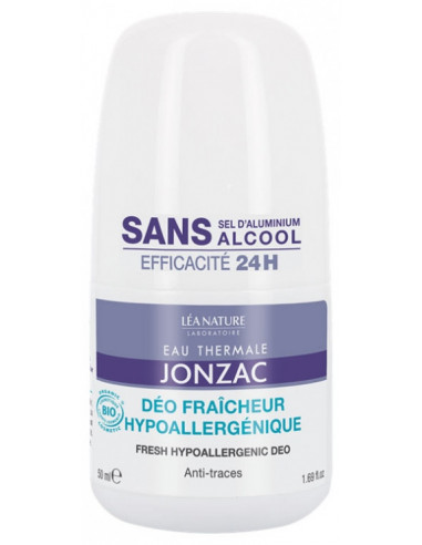 Jonzac Déo Fraicheur Hypoallergénique Bio - 50ml