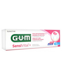 GUM Sensivital+ Dentifrice Fluoré - 75 ml