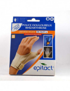 EPITACT Orthèse de Pouce Nuit - Taille M Main Droite