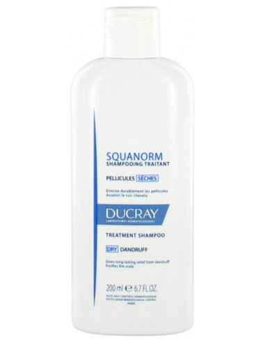 Ducray Squanorm Shampoing Traitant Pellicules Sèches - 200ml