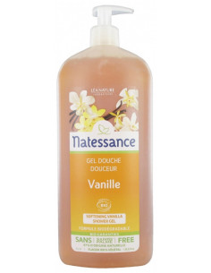 Natessance Gel Douche Vanille - 1L