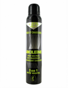 Akileine Spray deo pied et chaussure anti traspirant et...