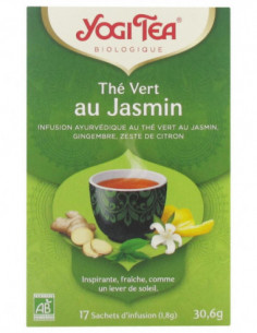 Yogi Tea Thé Vert au Jasmin Bio - 17 Sachets