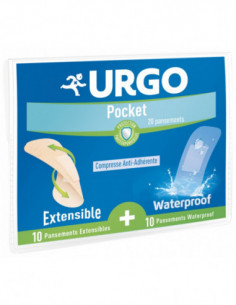 Urgo Pocket 20 Pansements Anti-Adhérents