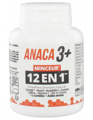 Anaca3 + Minceur 12 en1 - 120 Gélules