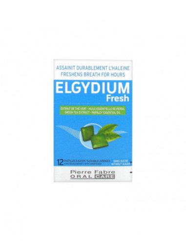 Elgydium Fresh Pocket - 12 pastilles à sucer