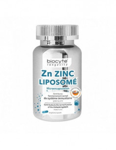 Biocyte Longevity Zn Zinc Liposomal- 60 Gélules